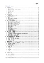 Preview for 2 page of TTA Stagetracker II User Manual