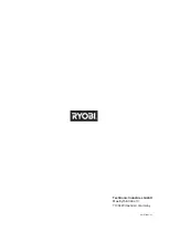 Preview for 24 page of TTI RYOBI ONE+ R18SS4 Original Instructions Manual