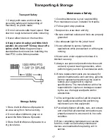 Preview for 17 page of Tube-Line Nitro 450 Operator'S Manual