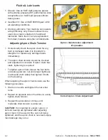 Preview for 22 page of Tubeline Nitro 275RS Operator'S Manual & Parts Manual