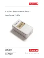 Tunstall Ambient Temperature Sensor Installation Manual preview