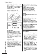 Preview for 8 page of Tunturi 14TRN01010 User Manual