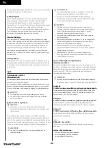 Preview for 82 page of Tunturi 17TFRN4000 User Manual