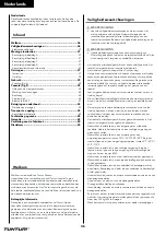 Preview for 36 page of Tunturi 20TFCE7000 User Manual