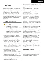 Preview for 9 page of Tunturi Cardio Fit mini bike M35 User Manual