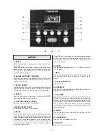 Preview for 4 page of Tunturi J 440 Owner'S Manual