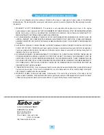 Preview for 11 page of Turbo Air CRT-77-1R Installation And Operation Manual