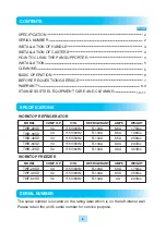 Preview for 2 page of Turbo Air TWF-28SD Installation And Operation Manual