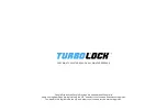 Preview for 20 page of Turbolock TurboSafe User Manual