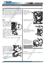 Preview for 22 page of Turbosol UNI 30 D Instructions For Use And Maintenance Manual