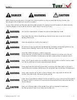 Preview for 5 page of TurfEx TS-1200-E Owner'S/Operator'S Manual