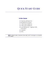 Preview for 5 page of Turin Networks MASTER series Quick Start Manual