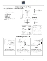 Preview for 4 page of Turn of the century Nevis 355-1857 Owner'S Manual