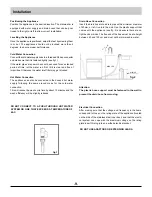 Preview for 10 page of Tuscany DW100T User Manual