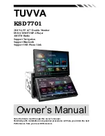 Tuvva KSD7701 Owner'S Manual preview