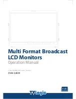 Preview for 1 page of TV Logic XVM-245W Operation Manual