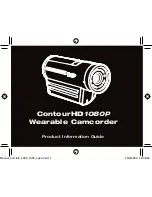 Twenty20 Corporation ContourHD1080p Product Information Manual preview