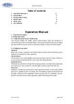 Preview for 2 page of twin busch TWSP245 Installation, Operation, And Parts Manual