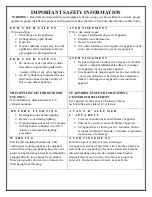 Preview for 3 page of Twin Eagles TEPB24HG-C Installation, Use & Care Manual