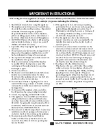 Preview for 3 page of Twinstar Home 18EF003GAA Homeowners Operating Manual