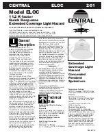 Tyco Fire Product CENTRAL ELOC Instruction Manual preview