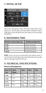 Preview for 61 page of TypeS TravCa Dash 360 Manual