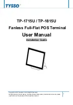 Tysso TP-1715U User Manual preview