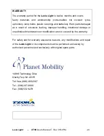 Preview for 24 page of Tzora Easy Travel Lexis Light User Manual