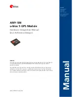 u-blox AMY-5M Hardware Integration Manual preview