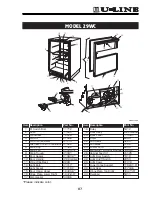 Preview for 67 page of U-Line 15 Wine Captain Service And Parts Manual