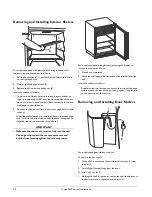 Preview for 16 page of U-Line 2115WCO200 Use And Care Manual