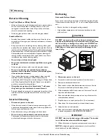 Preview for 23 page of U-Line 2175RF Use And Care Manual