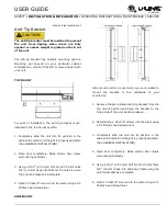 Preview for 11 page of U-Line 3024DWR User Manual & Service Manual