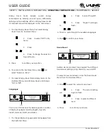 Preview for 27 page of U-Line 3024DWR User Manual & Service Manual