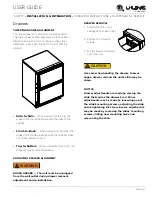 Preview for 22 page of U-Line 3060DWR User Manual