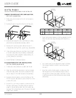 Preview for 10 page of U-Line 5 Class UHBV515 User Manual & Service Manual