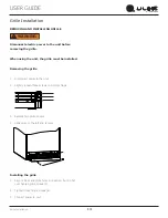 Preview for 14 page of U-Line Acr115 User Manual & Service Manual