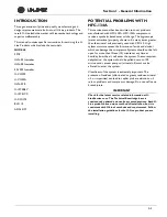 Preview for 2 page of U-Line BI95FCB Service Manual