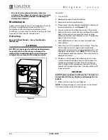 Preview for 10 page of U-Line Combo CO29 Use And Care Manual