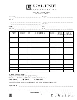 Preview for 116 page of U-Line Echelon CO2075FF Service And Parts Manual