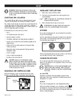 Preview for 2 page of U-Line H-5819 Manual