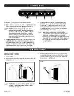 Preview for 2 page of U-Line H-8650 Manual