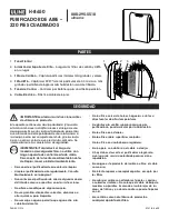 Preview for 5 page of U-Line H-8650 Manual