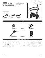 Preview for 1 page of U-Line H-9932 Manual