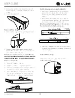 Preview for 19 page of U-Line Outdoor UOCL115SS01A User Manual & Service Manual