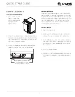 Preview for 10 page of U-Line U-3018CLRINT-00A Quick Start Manual