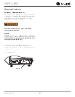 Preview for 27 page of U-Line UHCL115 User Manual & Service Manual