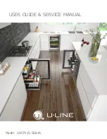 U-Line UHCL115IS01A User Manual & Service Manual preview