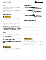 Preview for 12 page of U-Line UHNB115 User Manual & Service Manual