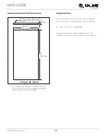 Preview for 20 page of U-Line UHNPB315 User Manual & Service Manual